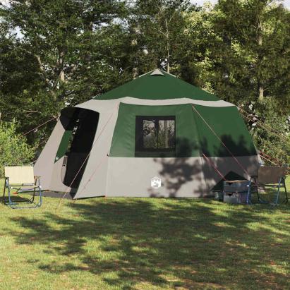 Tent Cabină cu acoperiș Verde și gri 500 x 500 x 294 cm GartenMobel Dekor