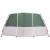 Cort de Familie cu acoperiș Verde și alb 760 x 645 x 230 cm GartenMobel Dekor