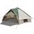 Cort Teepee cu acoperiș Verde și alb 490 x 410 x 210 cm GartenMobel Dekor