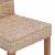 Scaun de sufragerie 2 pcs natural 45 x 54 x 93 cm GartenMobel Dekor