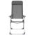 Scaune de camping pliante, 2 buc, gri, aluminiu GartenMobel Dekor