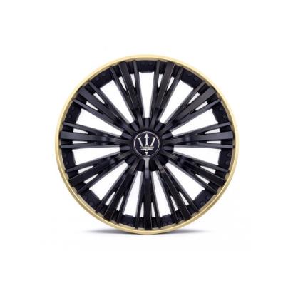 Set 4 capace roti Evo culoare negru auriu 15 inch Cod: WM4-1GL-15 Automotive TrustedCars