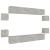 Set dulap TV, 8 piese, gri beton, lemn prelucrat GartenMobel Dekor