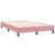 Pat cu arcuri fără saltea roz 120x210 cm catifea GartenMobel Dekor