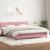 Pat box spring cu saltea, roz, 180x210 cm, catifea GartenMobel Dekor