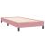 Pat box spring cu saltea, roz, 80x220 cm, catifea GartenMobel Dekor