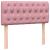 Pat cu arcuri cu saltea și LED, roz, 80x220 cm, catifea GartenMobel Dekor