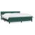 Pat box spring cu saltea, verde închis, 180x210 cm, catifea GartenMobel Dekor