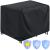 Husa mobilier gradina, impermeabila, cu protectie UV, 70x70x125cm, negru Household NewTrend
