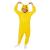 Pijama tip salopeta pentru copii, model Pikachu, marime 130-140 cm Household NewTrend