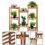 Stand de flori din lemn cu 8 etajere suport GA198, 85x70cm Household NewTrend