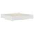 Cadru de pat cu sertar Alb 200 x 200 cm Lemn compozit GartenMobel Dekor