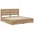 Cadru de pat Stejar Artizanal 180 x 200 cm Lemn compozit GartenMobel Dekor