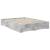 Cadru de pat cu sertar Gri din beton 150 x 200 cm Lemn compozit GartenMobel Dekor