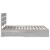 Cadru de pat cu sertar Gri Sonoma 140 x 190 cm Lemn compozit GartenMobel Dekor