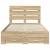 Cadru de pat cu sertar Stejar Sonoma 135 x 190 cm Lemn compozit GartenMobel Dekor