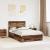 Cadru de pat cu sertar Lemn vechi 135 x 190 cm Lemn compozit GartenMobel Dekor