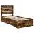 Cadru de pat Stejar fumuriu 100 x 200 cm Lemn compozit GartenMobel Dekor