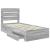 Cadru de pat cu sertar Gri Sonoma 100 x 200 cm Lemn compozit GartenMobel Dekor