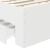 Cadru de pat cu sertar Alb 90 x 200 cm Lemn compozit GartenMobel Dekor