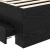 Cadru de pat cu sertar Stejar Negru 90 x 200 cm Lemn compozit GartenMobel Dekor