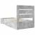 Cadru de pat cu sertar Gri din beton 90 x 190 cm Lemn compozit GartenMobel Dekor