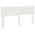 Cadru de pat cu headboard Alb 200 x 200 cm Lemn compozit GartenMobel Dekor