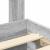 Cadru de pat cu headboard Gri Sonoma 200 x 200 cm Lemn compozit GartenMobel Dekor