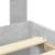 Cadru de pat cu sertar Gri din beton 150 x 200 cm Lemn compozit GartenMobel Dekor