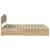 Cadru de pat cu sertar Stejar Sonoma 150 x 200 cm Lemn compozit GartenMobel Dekor