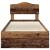 Cadru de pat cu headboard Lemn vechi 100 x 200 cm Lemn compozit GartenMobel Dekor