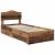 Cadru de pat cu headboard Lemn vechi 100 x 200 cm Lemn compozit GartenMobel Dekor