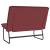 Bancă, roșu vin, 100x75x76 cm, piele ecologică GartenMobel Dekor