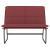 Bancă, roșu vin, 100x75x76 cm, piele ecologică GartenMobel Dekor