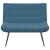 Bancă albastră 110x74x84 cm catifea GartenMobel Dekor