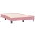 Cadru de pat fără saltea roz 120x210 cm catifea GartenMobel Dekor