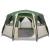 Tent Cabină cu acoperiș cu depozitare Verde 425 x 396 x 222 cm GartenMobel Dekor