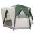 Tent Cabină cu acoperiș Verde și alb 320 x 320 x 203 cm GartenMobel Dekor