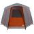 Tent Cabină cu acoperiș Gri și Portocalie 320 x 320 x 203 cm GartenMobel Dekor