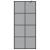 Zid de duș walk-in Negru 90 x 195 cm sticlă securizată GartenMobel Dekor
