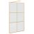 Zid de duș walk-in Auriu 115 x 195 cm sticlă securizată GartenMobel Dekor