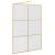 Zid de duș walk-in Auriu 140 x 195 cm sticlă securizată GartenMobel Dekor