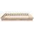 Cadru de pat natural 200 x 200 cm Lemn de pin masiv GartenMobel Dekor