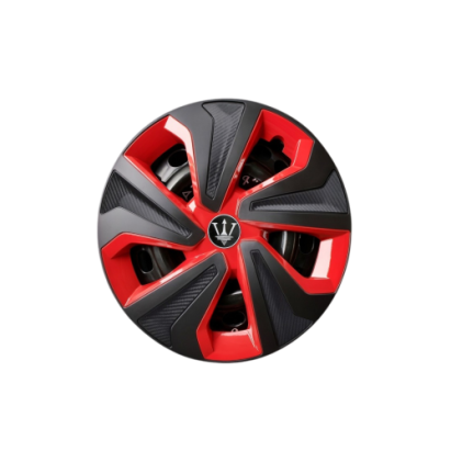 Set 4 capace roti Evo culoare negru rosu 15 inch Cod: WK2-1RD-15 Automotive TrustedCars