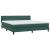 Pat box spring cu saltea, verde închis, 180x210 cm, catifea GartenMobel Dekor