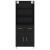 Bufet cu sertar Stejar Negru 69,5 x 34 x 180 cm Lemn compozit GartenMobel Dekor