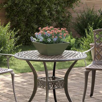 Vază pentru Grădină Verde măsliniu 35 x 35 x 15 cm GartenMobel Dekor