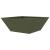 Vază pentru Grădină 5 pcs Verde măsliniu 40 x 40 x 15 cm GartenMobel Dekor
