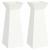 Vază pe pilon 2 pcs Alb 40 x 40 x 100 cm GartenMobel Dekor