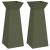 Vază pe pilon 2 pcs Oliv 40 x 40 x 100 cm GartenMobel Dekor